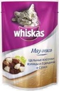 Вискас пауч мур-мяс кур\говяд