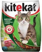 Китекет сухой мяс\с травоми
